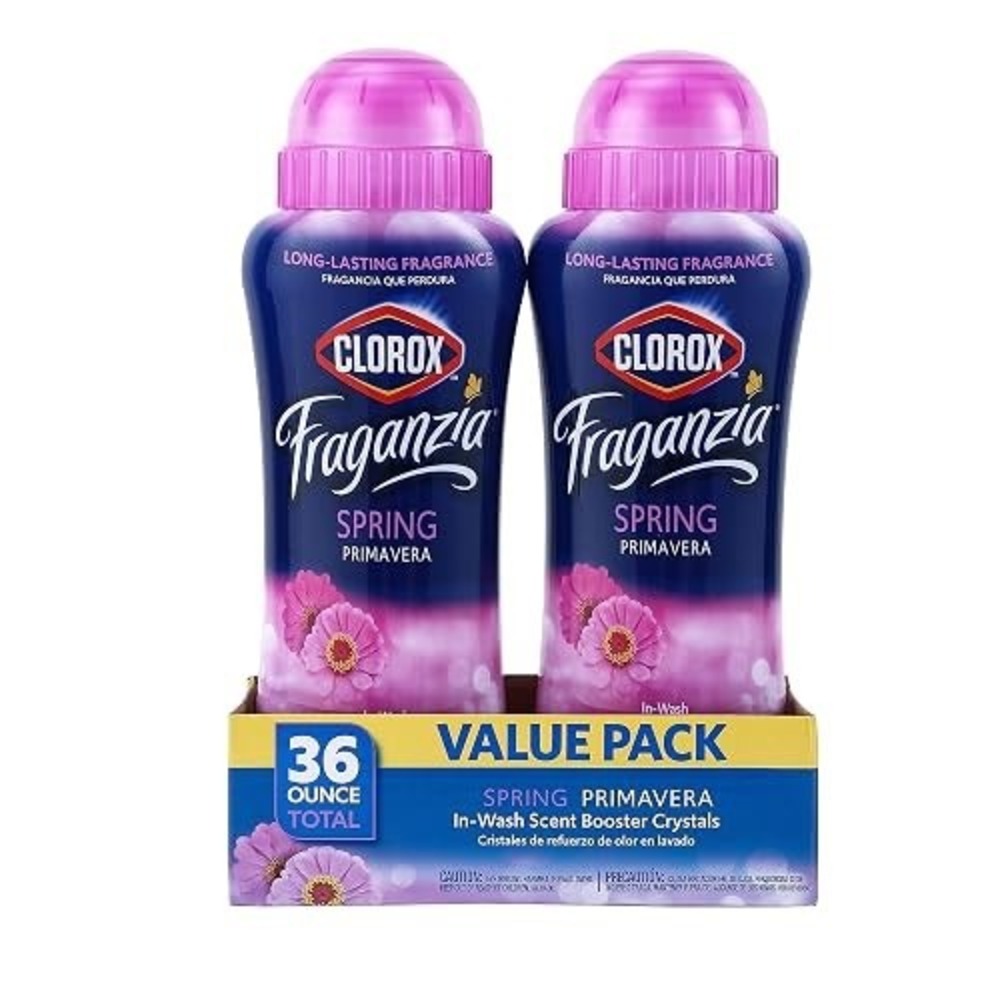 Clorox Fraganzia Laundry Scent Booster Crystals in Rose Scent - Value Pack (2)